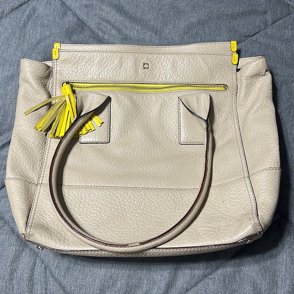 Kate spade,cream/bright yellow,size big - Picture 1 of 4